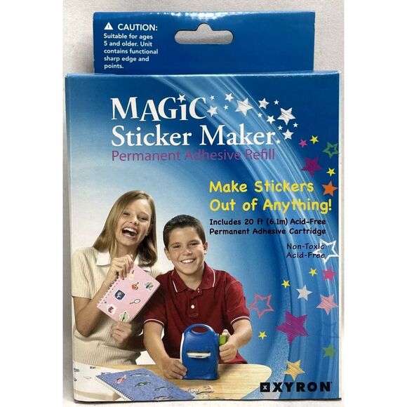 Magic Sticker Maker Acid-Free Cartridge Permanent Adhesive Refill by Xyron NEW! - Picture 1 of 2